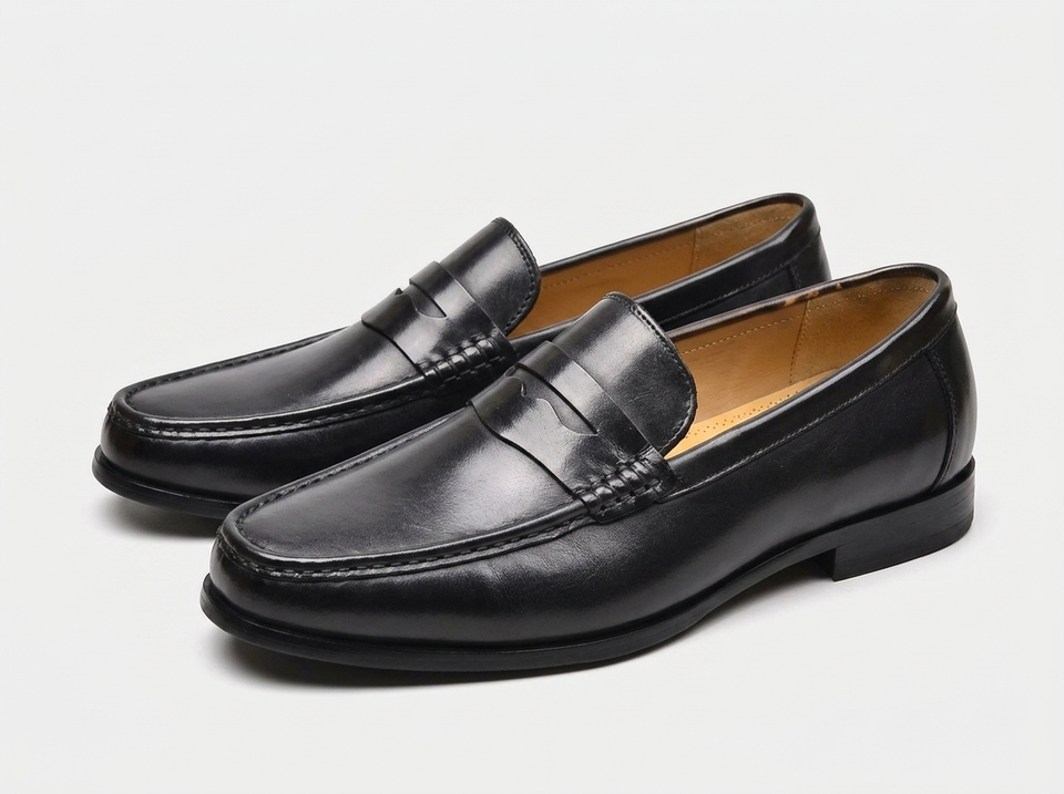 Men's Leather Flat Shoes