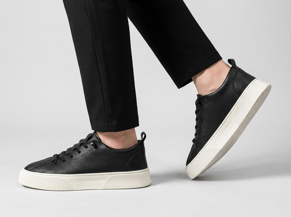 Men's Platform Lace-Up Sneakers