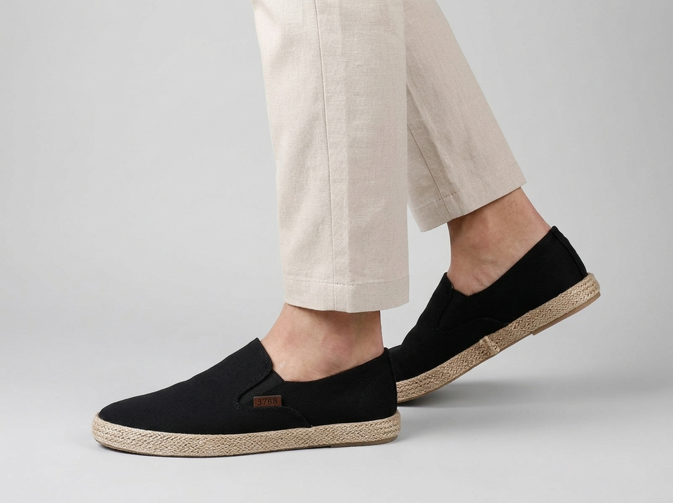 Men's Canvas Rope Loafers