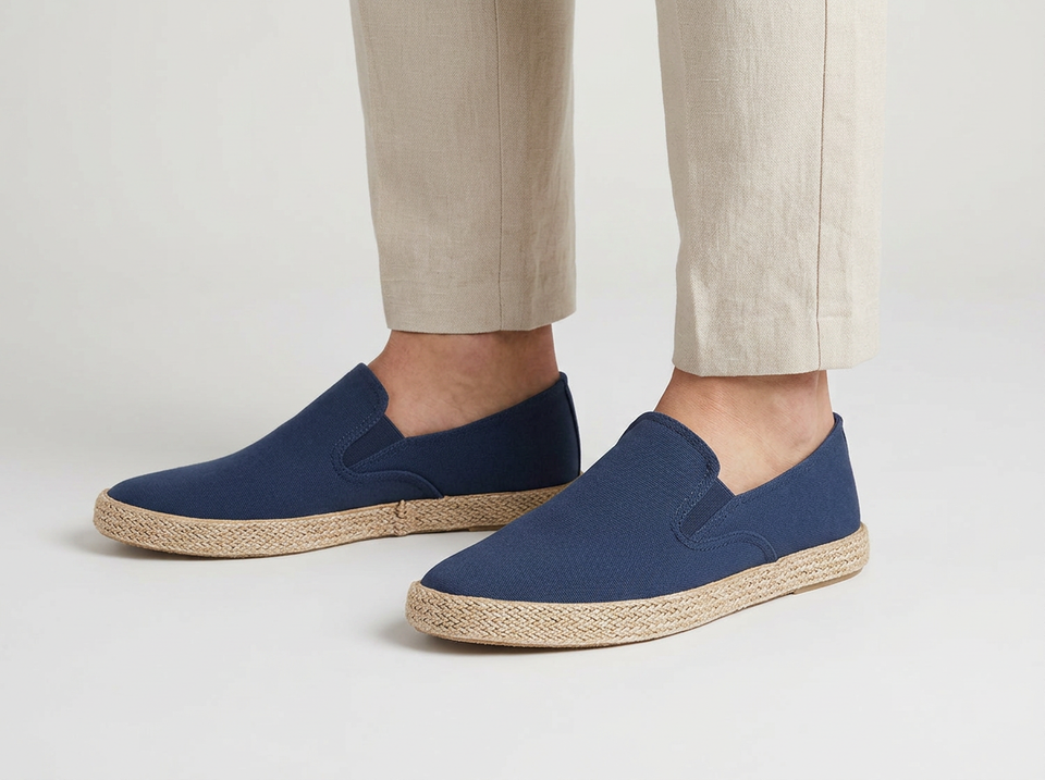 Men's Canvas Rope Loafers