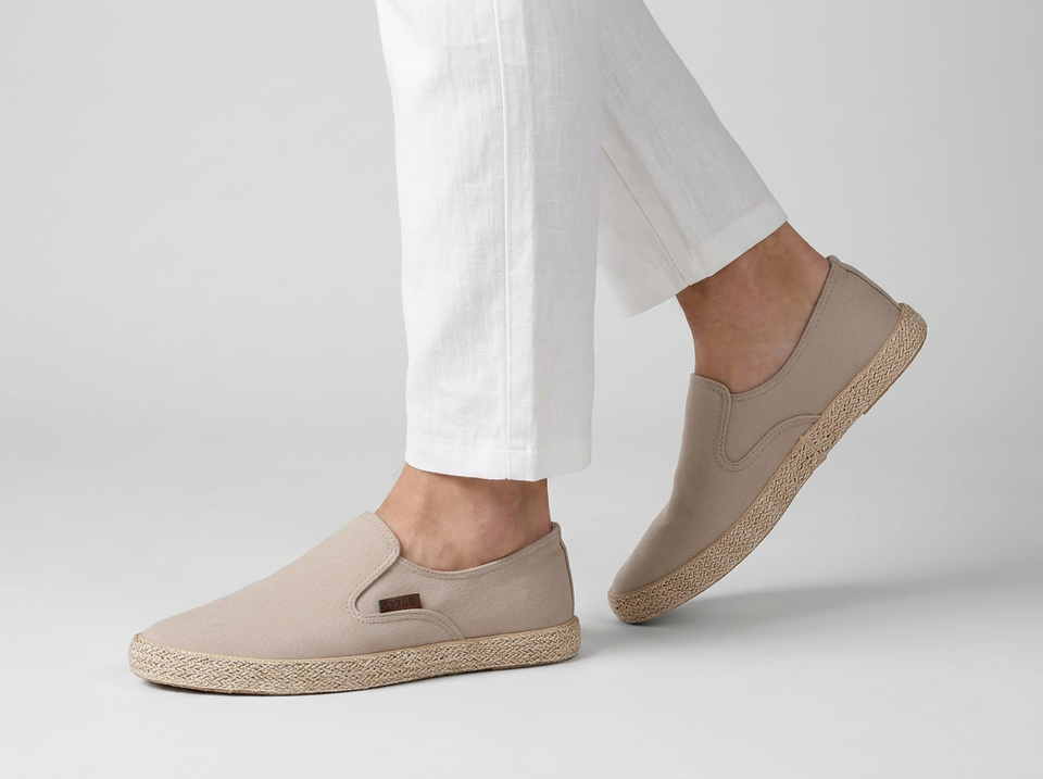 Men's Canvas Rope Loafers