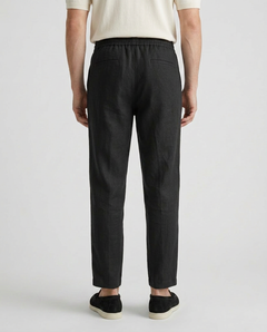 Men's Cotton Linen Cropped Trousers