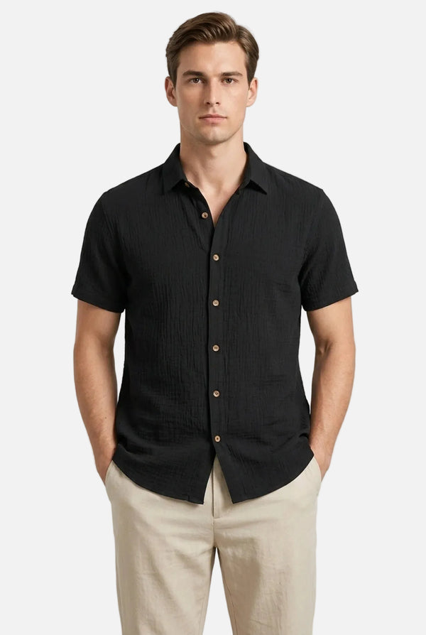 Men's Short Sleeve Button Shirt