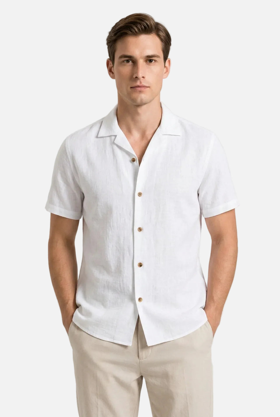 Men's Short Sleeve Button Shirt