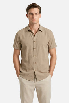 Men's Short Sleeve Button Shirt