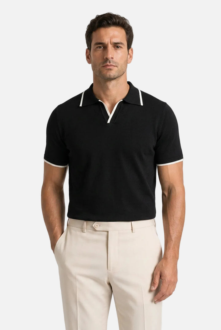 Men’s Striped Polo Shirt
